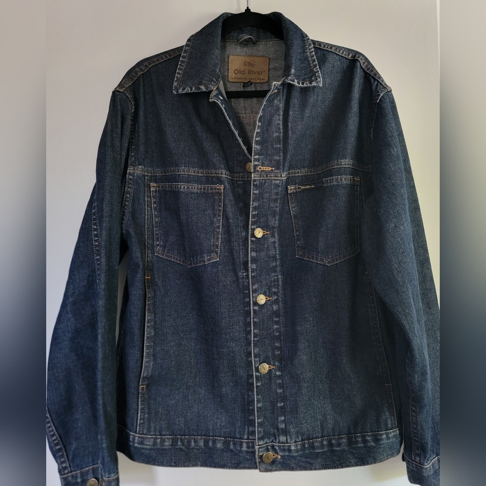 Old River Men's Jean Jacket Sz Medium